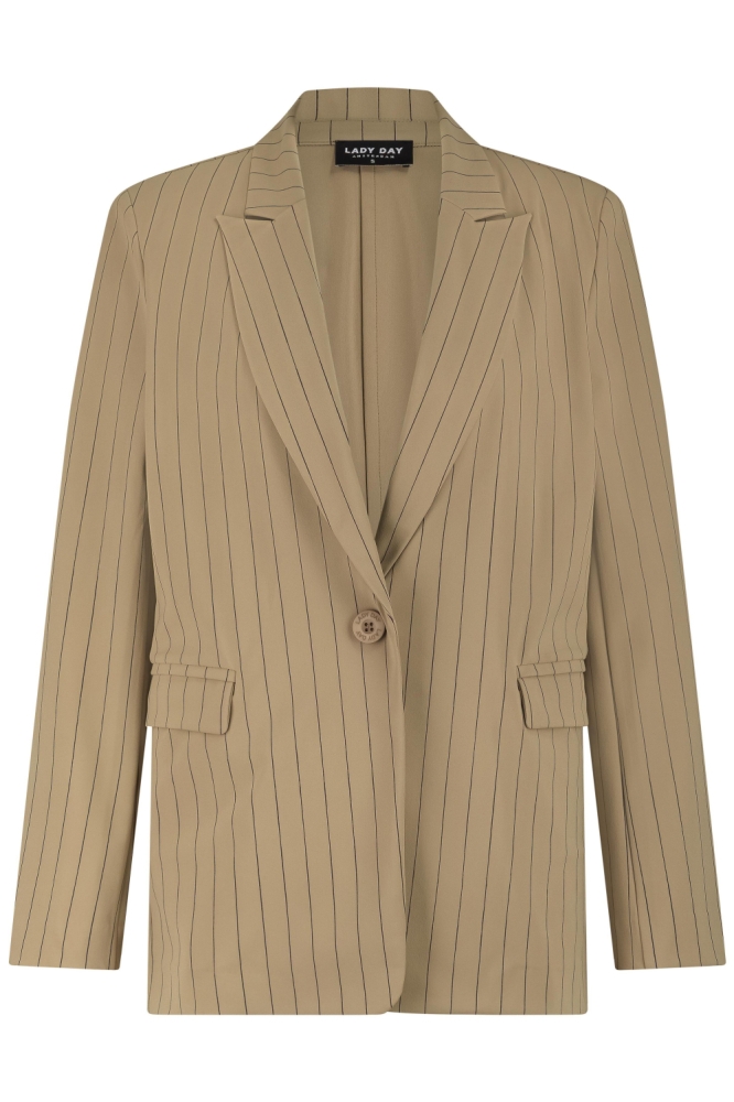 Lady Day beige dames blazer | Vooraanzicht
