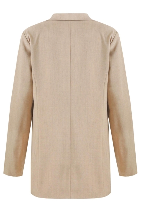 C&S The Label camel dames blazer | Achteraanzicht