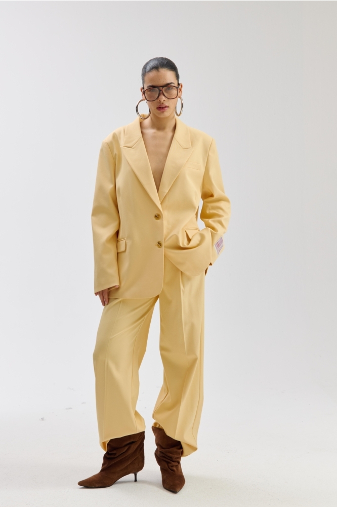 Harper & Yve gele dames blazer | Model