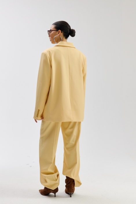 Harper & Yve gele dames blazer | Model