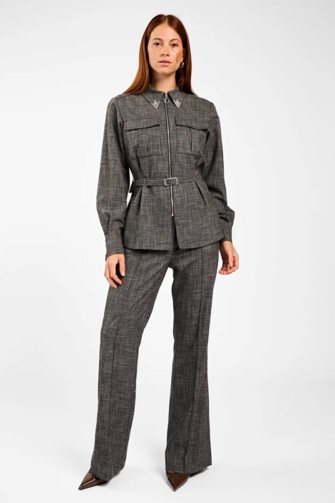 Aaiko zwarte dames blazer | Model