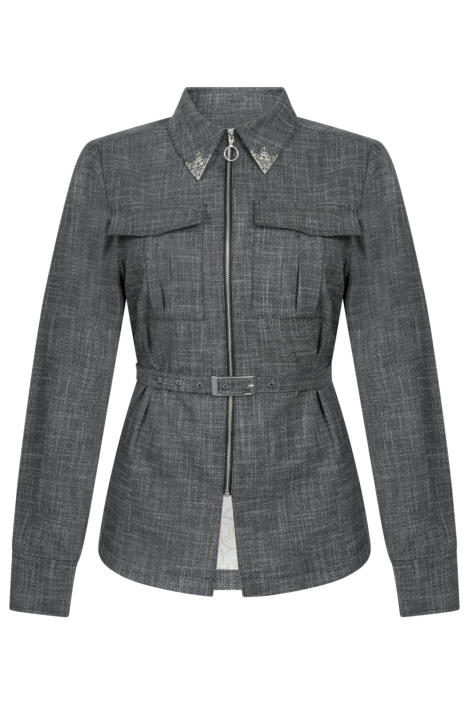 Aaiko zwarte dames blazer | Vooraanzicht