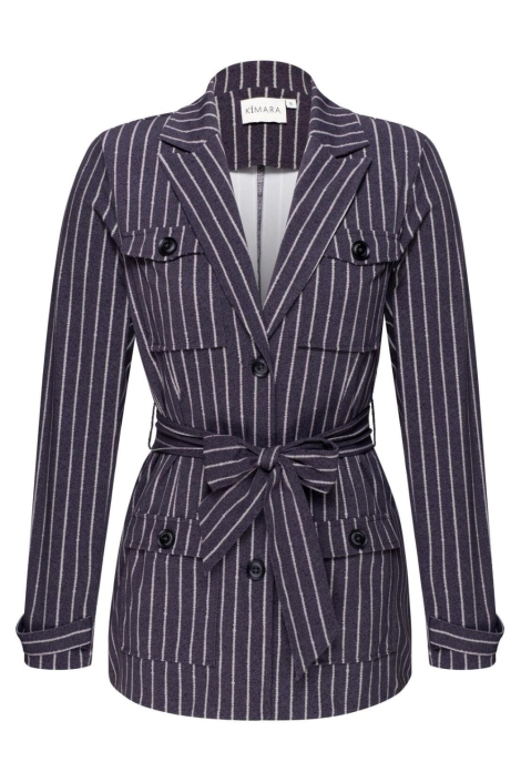 Kimara grijze dames blazer | Vooraanzicht