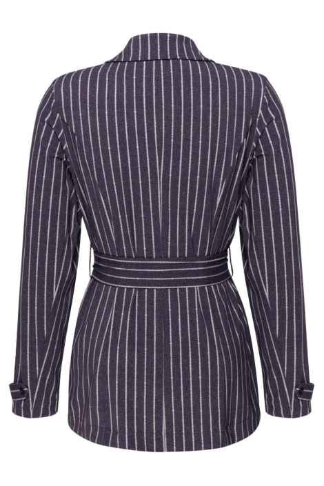 Kimara grijze dames blazer | Achteraanzicht