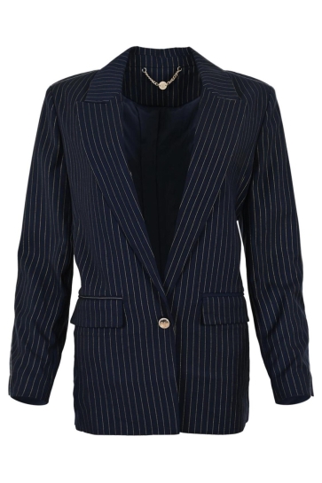 Zizo Blazer PHRIS JACKET FA25 PHR 303 PINSTRIPE GOLD