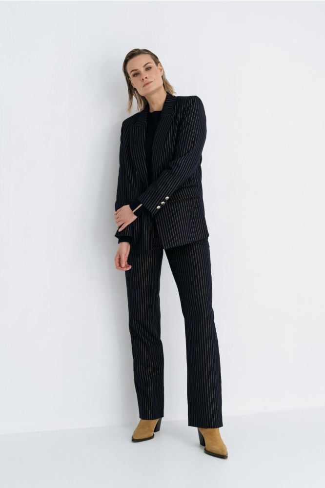 Zizo blauwe dames blazer | Model