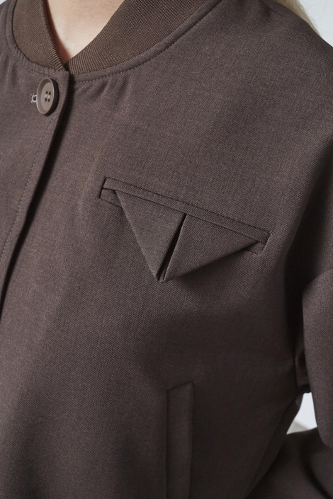 SisterS point bruine dames blazer | Close up