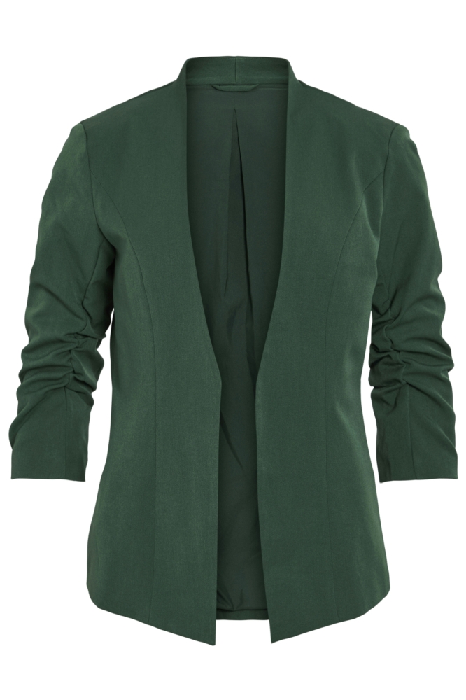 Vila groene dames blazer | Vooraanzicht