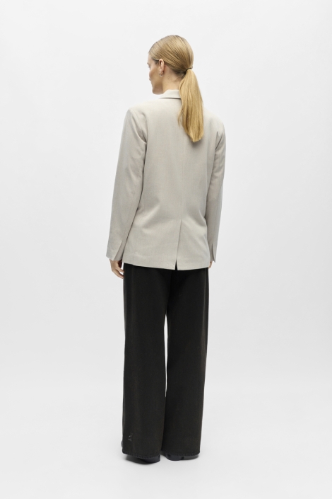 Object beige dames blazer | Model
