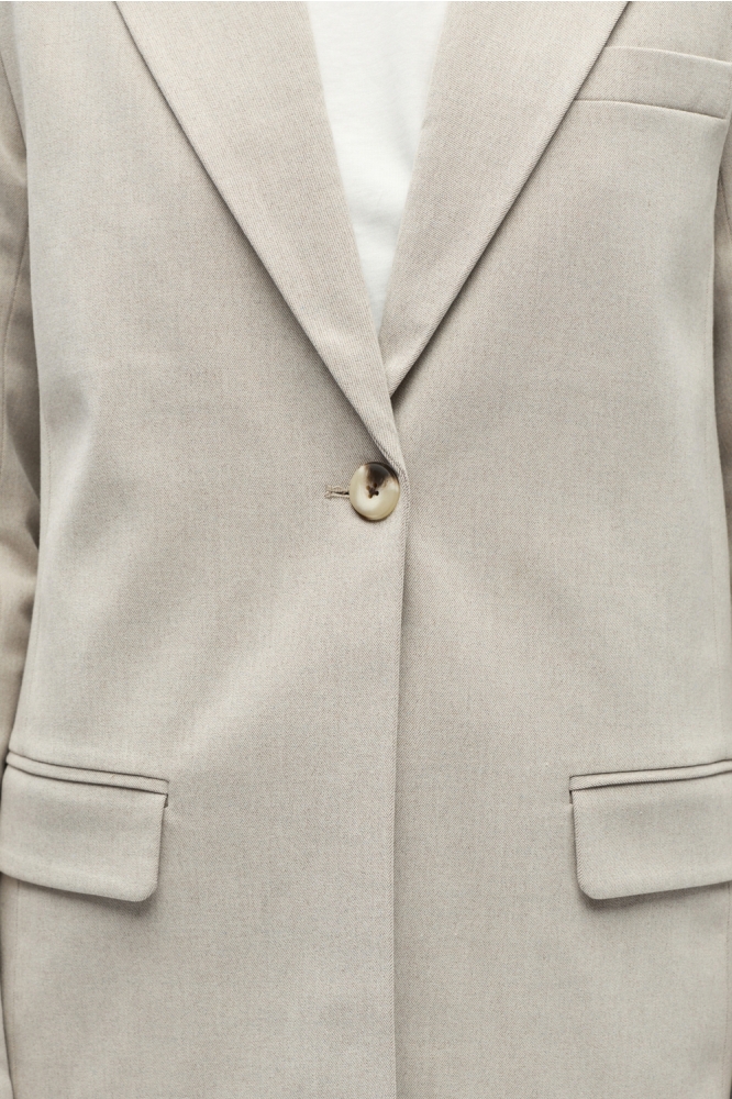 Object beige dames blazer | Close up