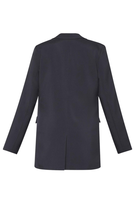 SisterS point zwarte dames blazer | Achteraanzicht