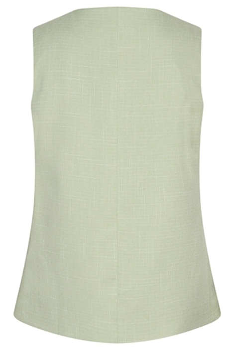 Lofty Manner groene dames gilet | Achteraanzicht