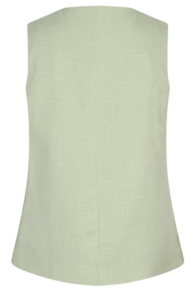 Lofty Manner groene dames gilet | Achteraanzicht