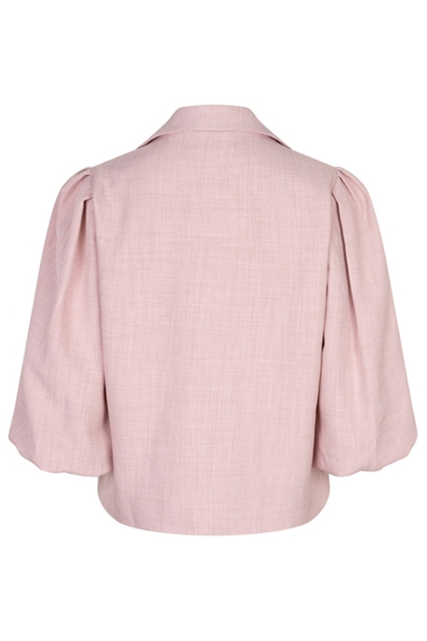 Lofty Manner roze dames blazer | Achteraanzicht
