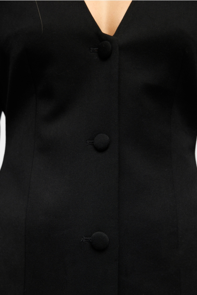 Object zwarte dames blazer | Close up