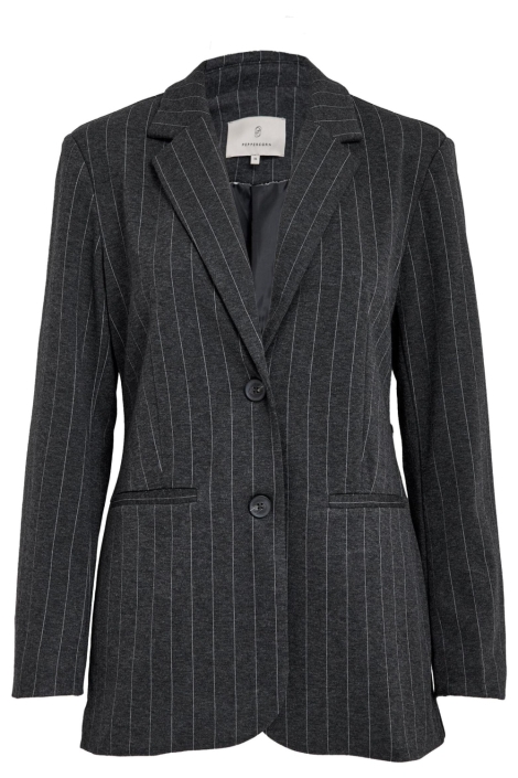 Peppercorn grijze dames blazer | Vooraanzicht