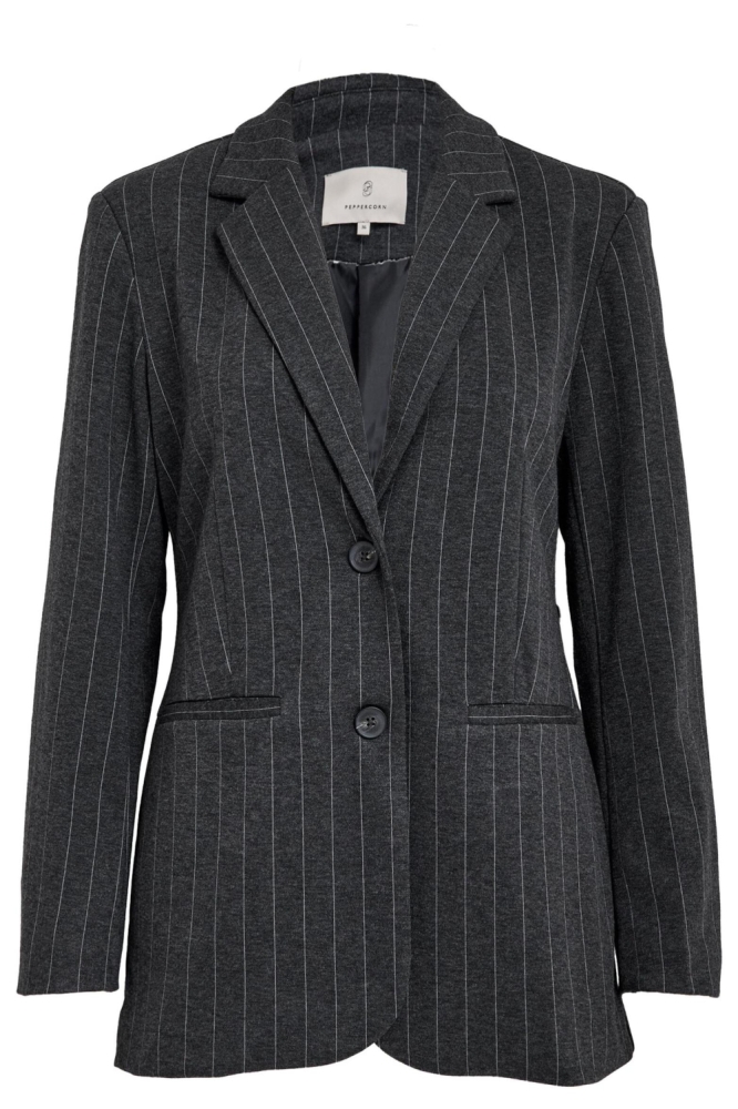 Peppercorn grijze dames blazer | Vooraanzicht
