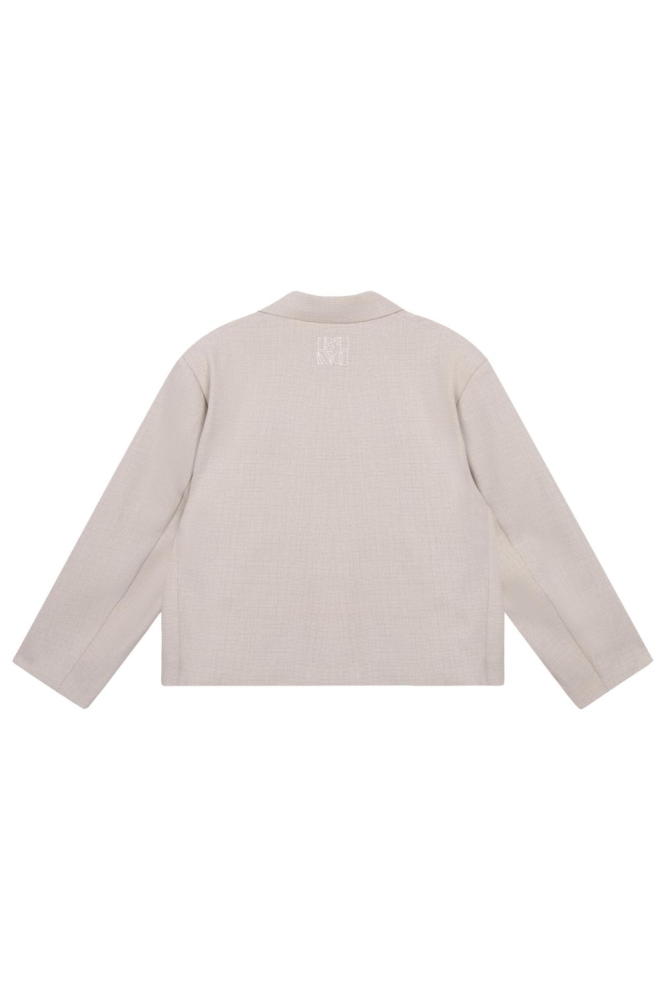 Refined Department beige dames blazer | Achteraanzicht