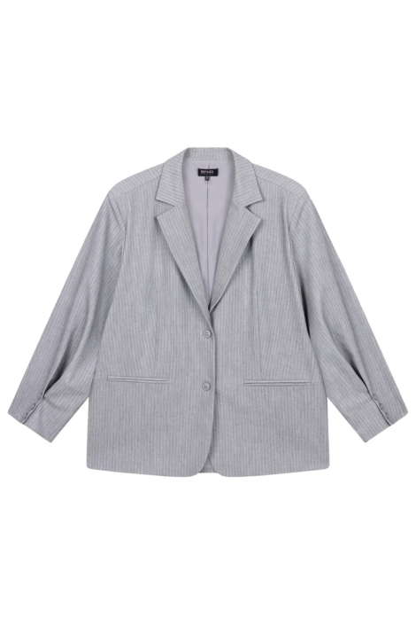 Refined Department grijze dames blazer | Vooraanzicht
