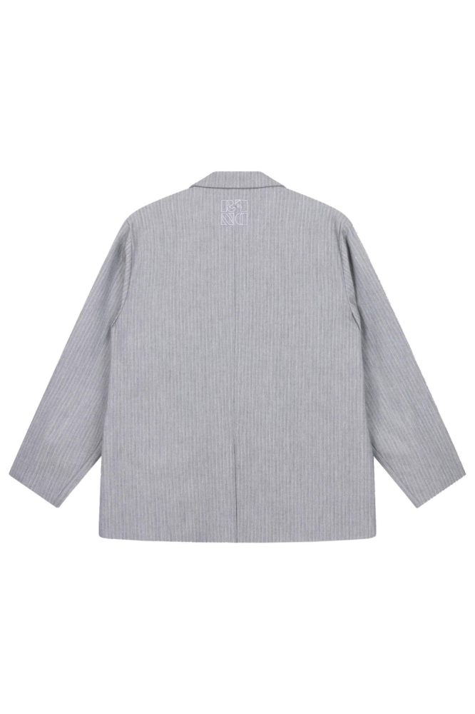 Refined Department grijze dames blazer | Achteraanzicht