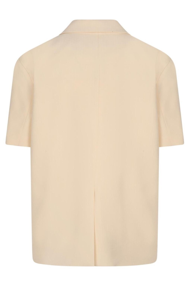 Studio Amaya gele dames blazer | Achteraanzicht