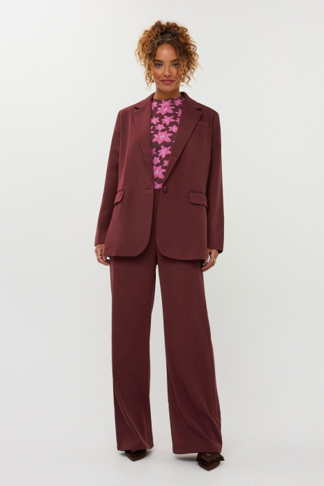 Ydence bruine dames blazer | Model