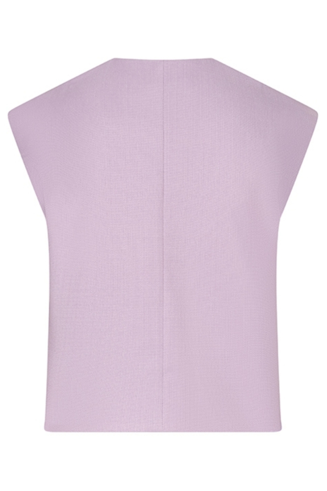 Lofty Manner paarse dames gilet | Achteraanzicht