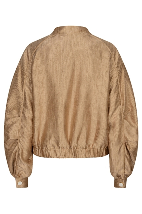 Lofty Manner gouden dames jas | Achteraanzicht