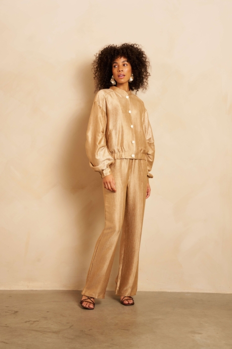 Lofty Manner gouden dames jas | Model