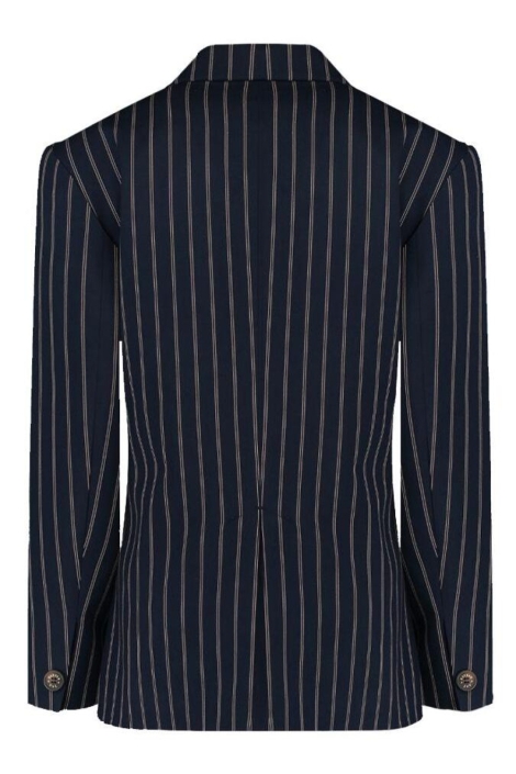 Harper & Yve blauwe dames blazer | Achteraanzicht