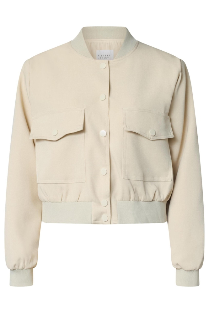 SisterS point beige dames blazer | Vooraanzicht