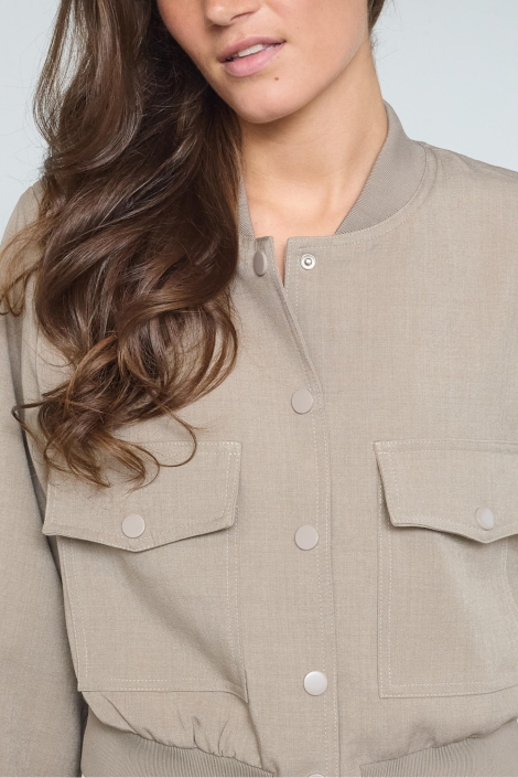 SisterS point camel dames blazer | Close up