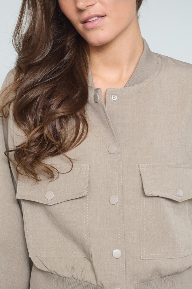 SisterS point camel dames blazer | Close up