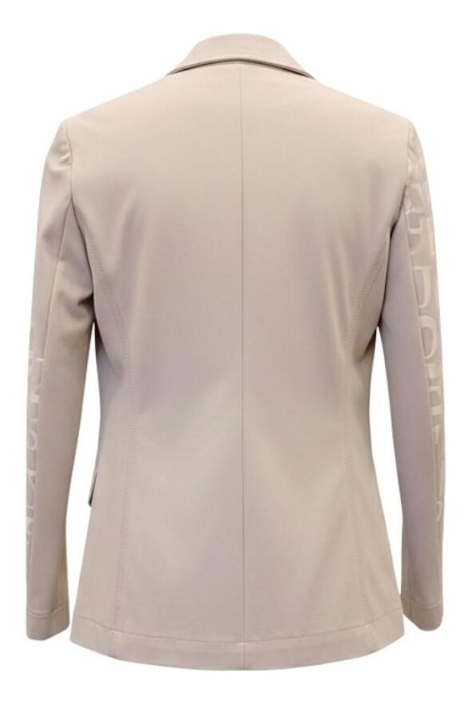 Zip73 beige dames blazer | Achteraanzicht