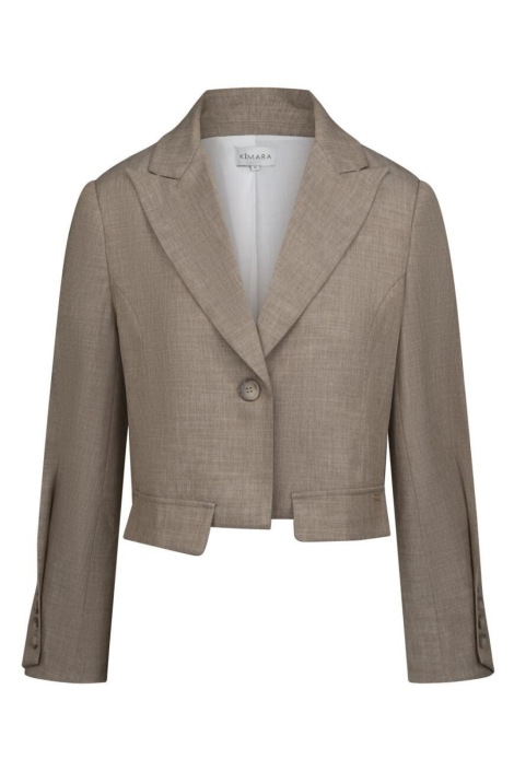 Kimara bruine dames blazer | Vooraanzicht