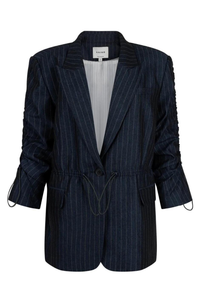 Aaiko blauwe dames blazer | Vooraanzicht
