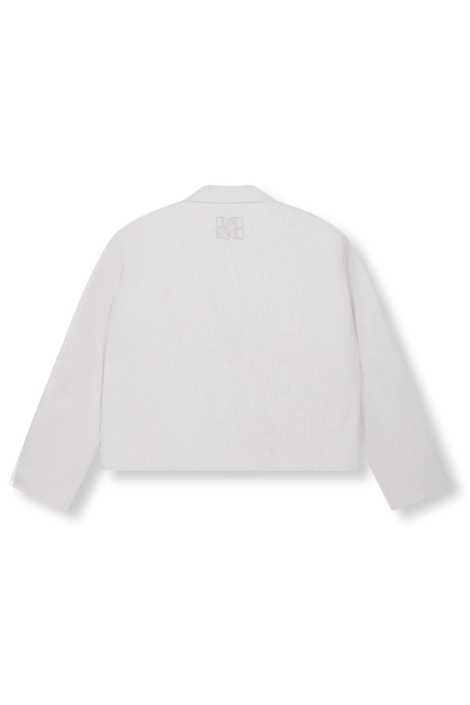 Refined Department grijze dames blazer | Achteraanzicht