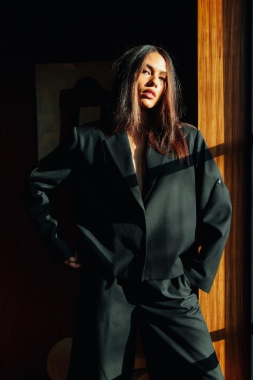 Refined Department STAR BLAZER R2602464898 999 BLACK