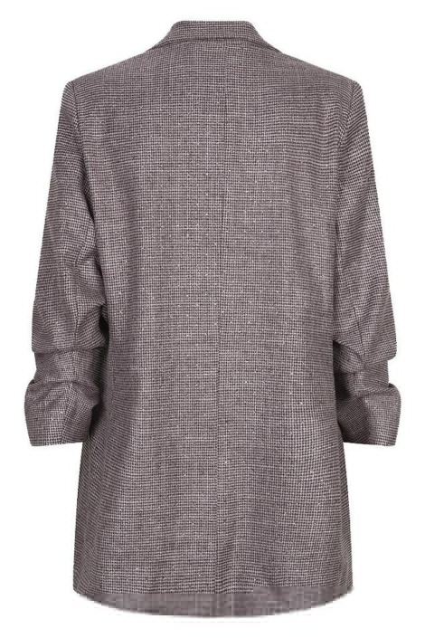 EsQualo bordeaux dames blazer | Achteraanzicht