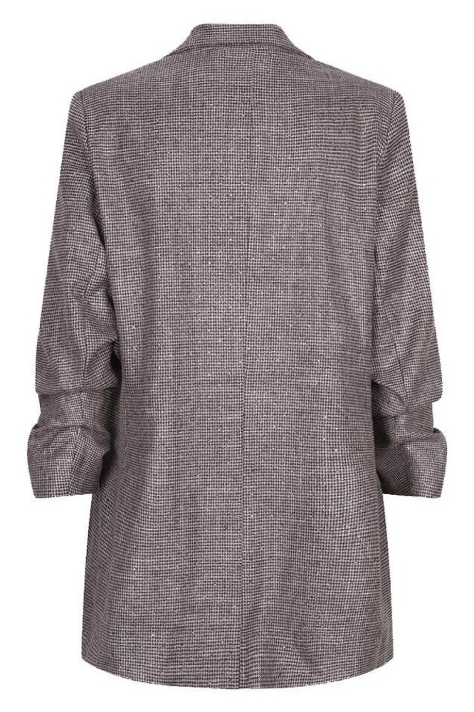 EsQualo bordeaux dames blazer | Achteraanzicht