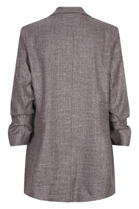 EsQualo bordeaux dames blazer | Achteraanzicht