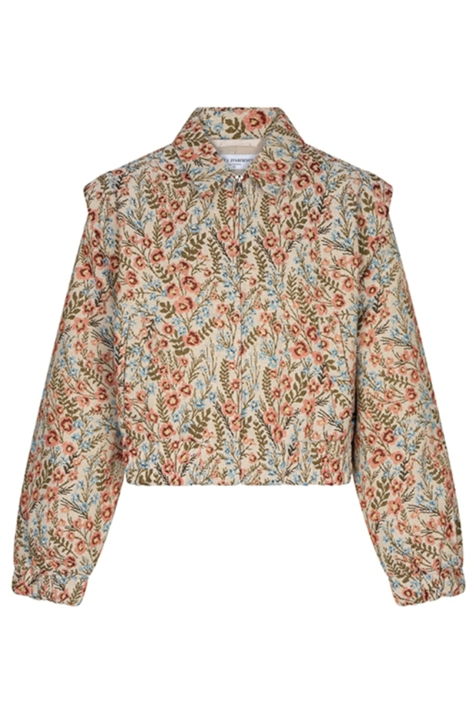 Lofty Manner groene dames jas | Vooraanzicht
