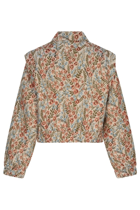 Lofty Manner groene dames jas | Achteraanzicht