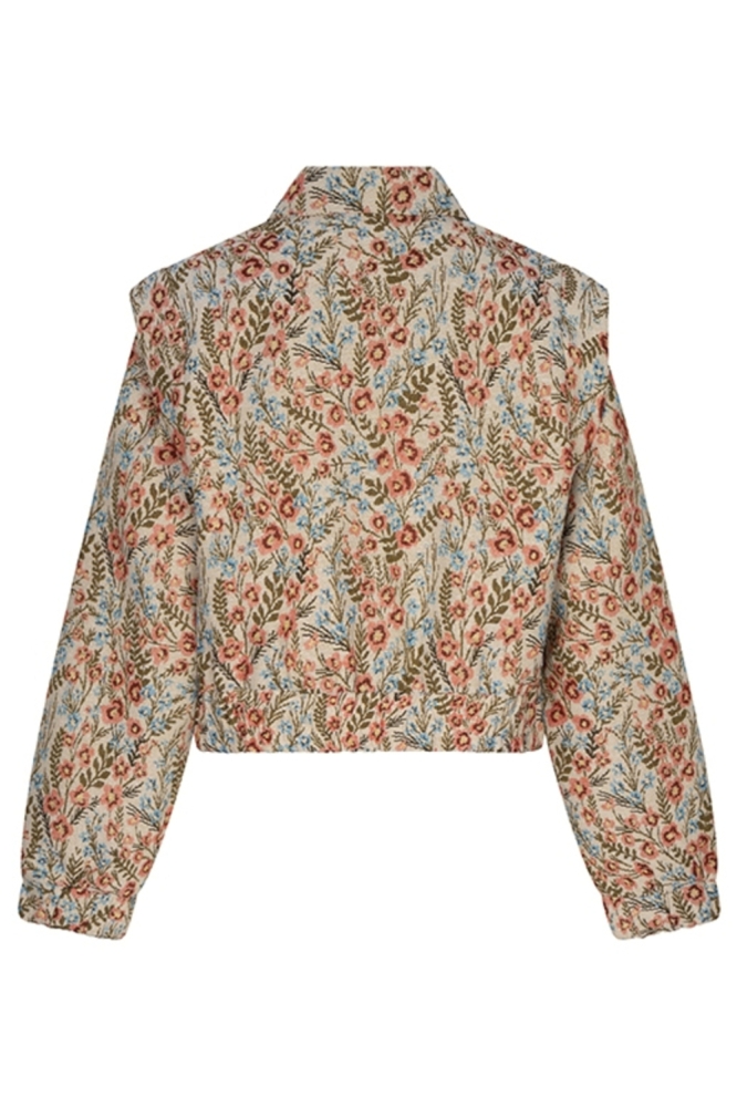 Lofty Manner groene dames jas | Achteraanzicht