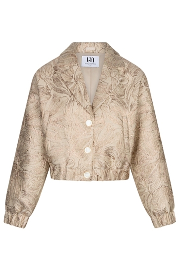 Lofty Manner Jas JACKET HELJA FANCY JACQUARD RH42 120 cream