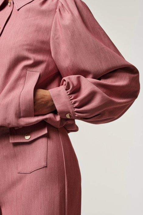 Aaiko roze dames blazer | Close up