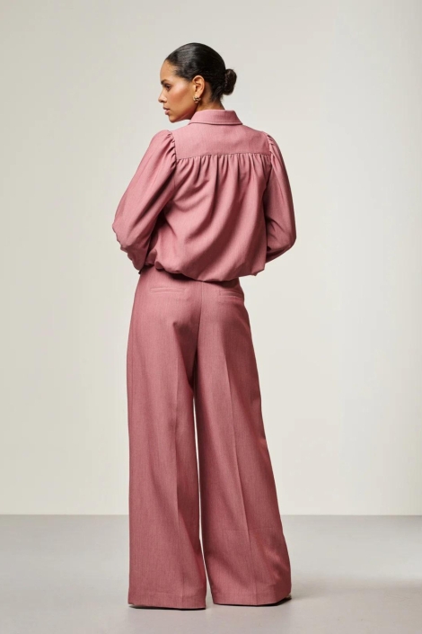 Aaiko roze dames blazer | Model achteraanzicht