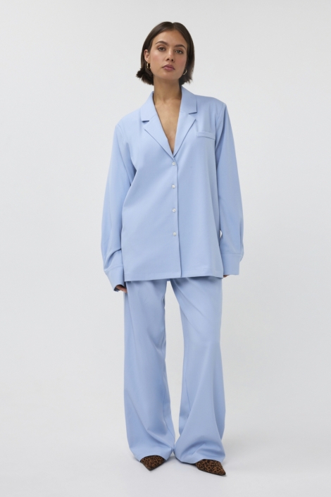 Studio Amaya blauwe dames blazer | Model