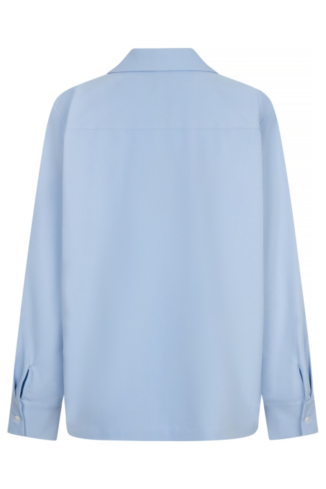 Studio Amaya blauwe dames blazer | Achteraanzicht