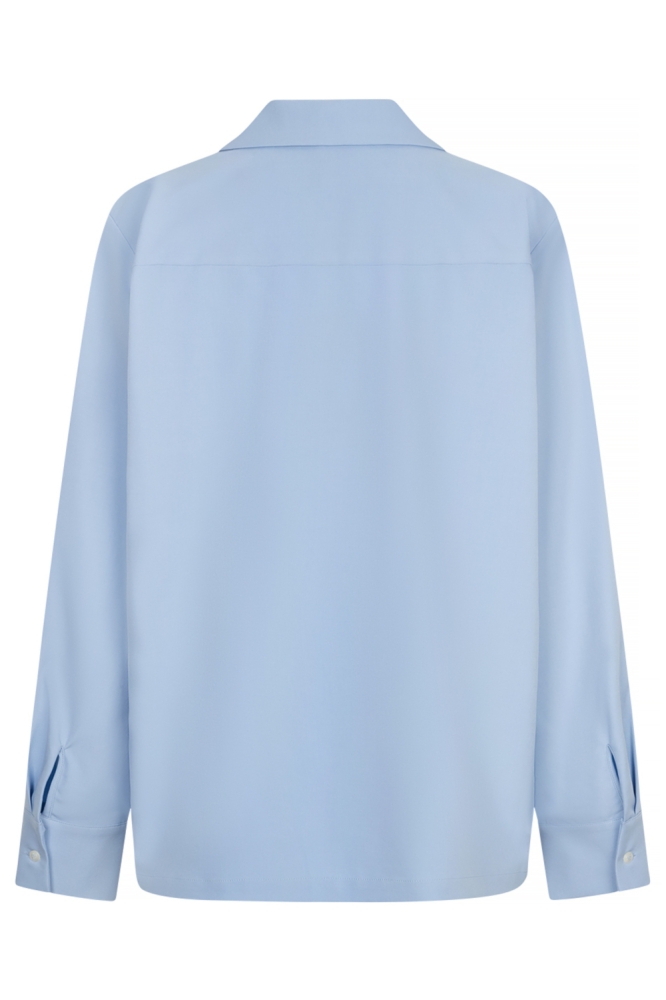 Studio Amaya blauwe dames blazer | Achteraanzicht